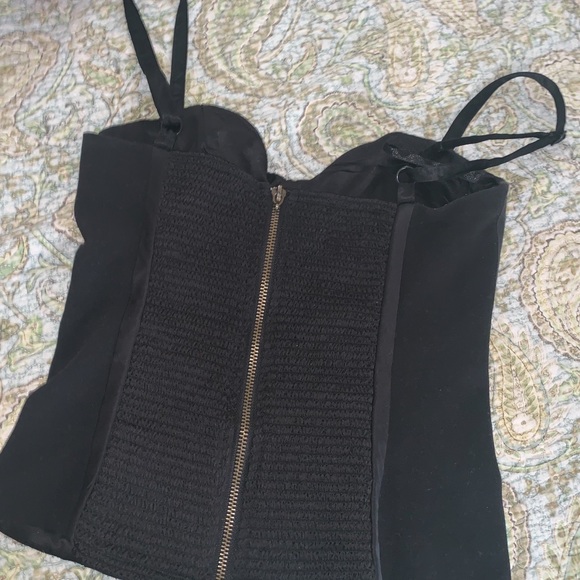 Black Corset Top - Picture 4 of 4